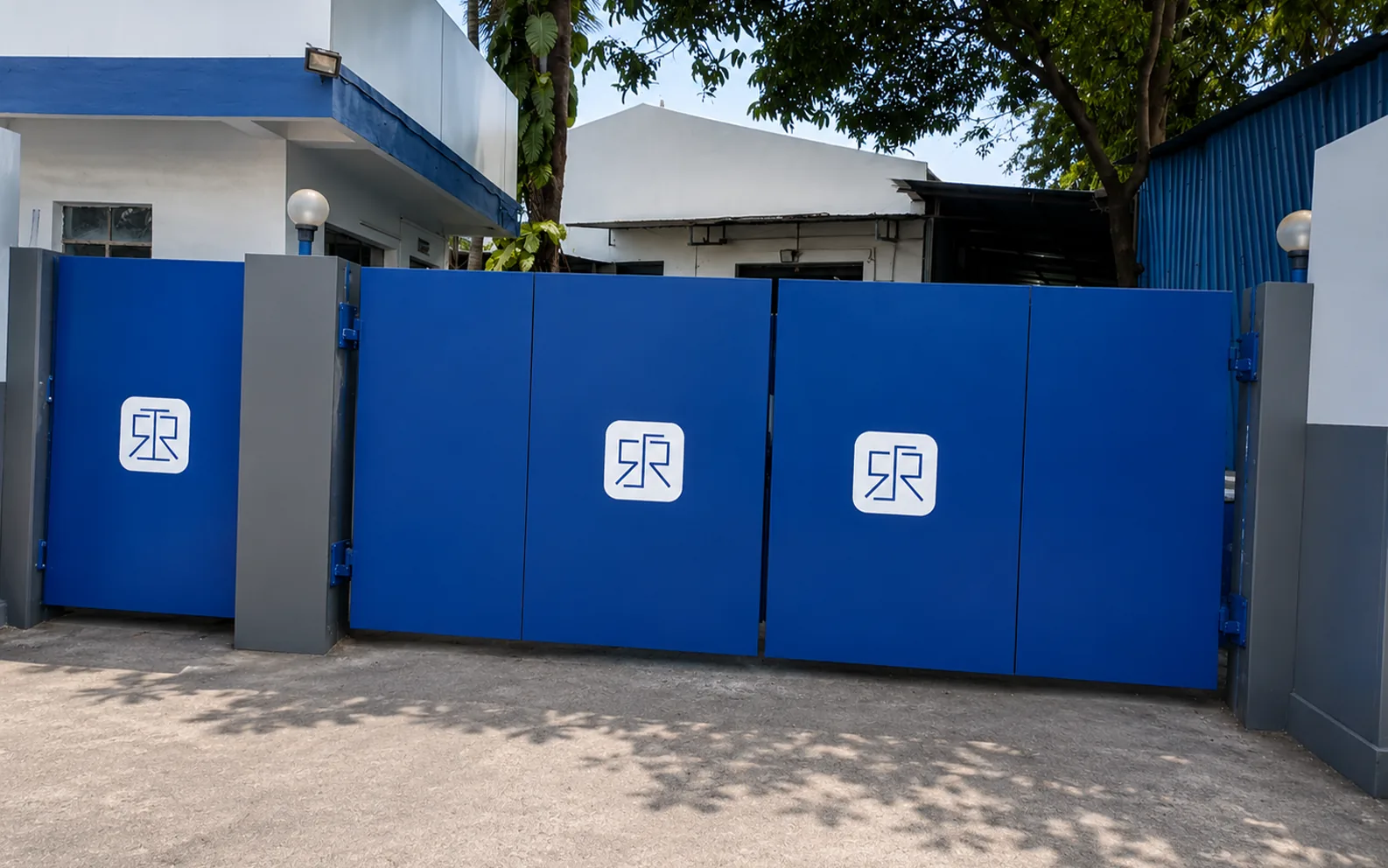 Facade Cladding — Lubrikote — Entrance Gates, Mumbai