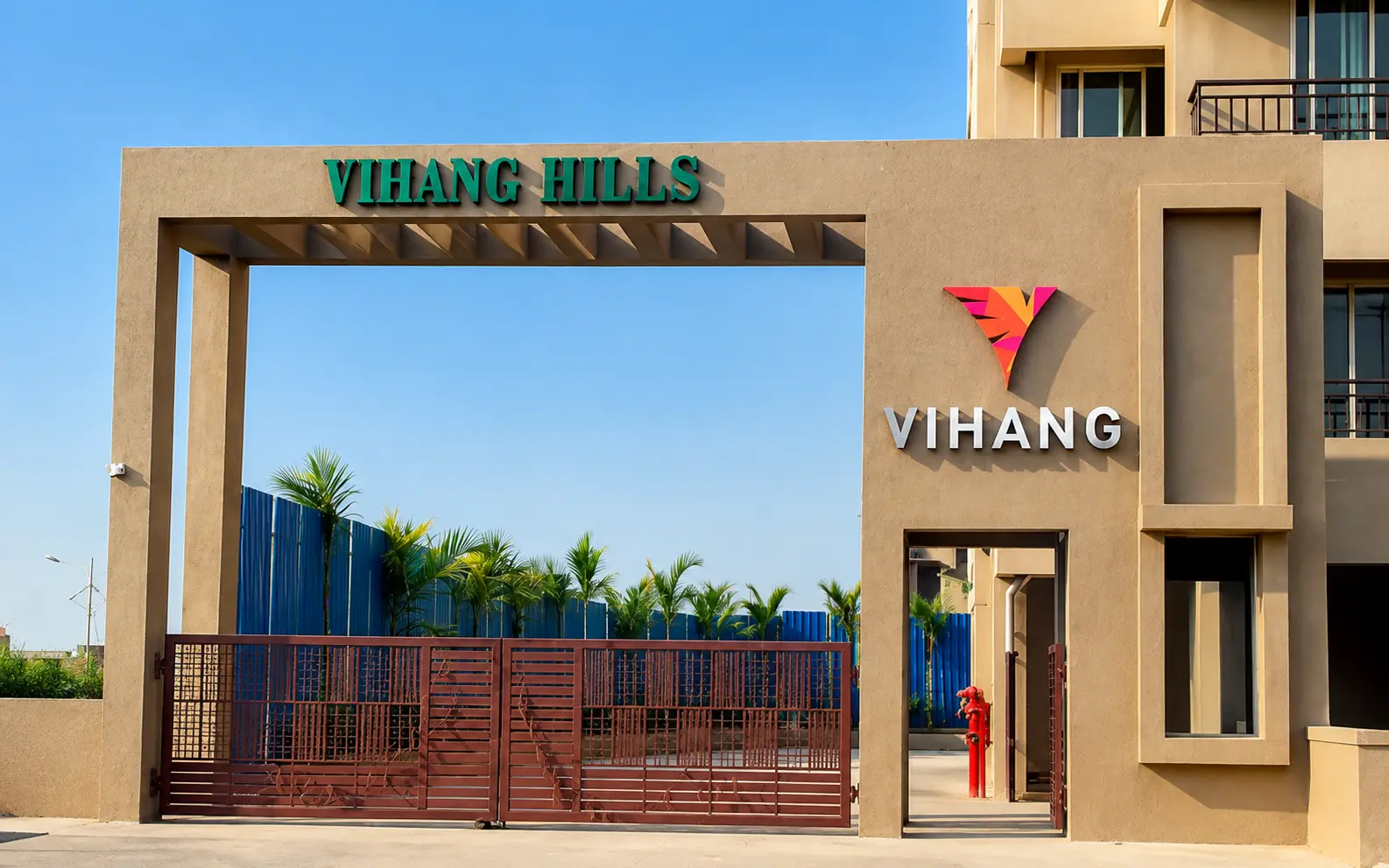 Acrylic 3D Channel Letters — Vihang Hills, Mumbai