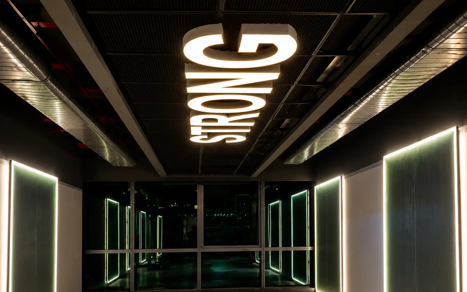Custom Ceiling Lights — Strong — Illuminated Ceiling Letters, Mumbai