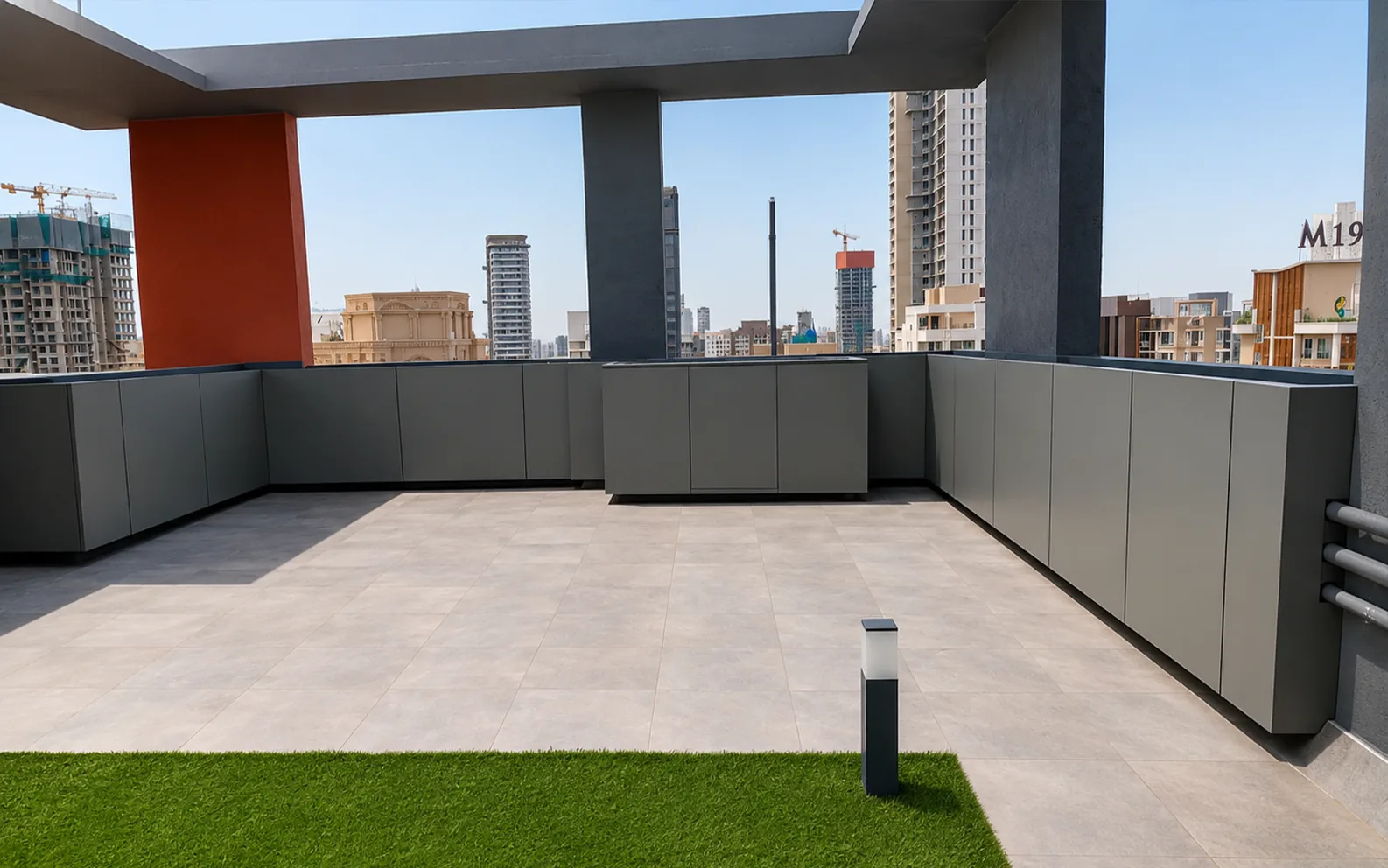 Facade Cladding — Rooftop Terrace Elevation, Mumbai