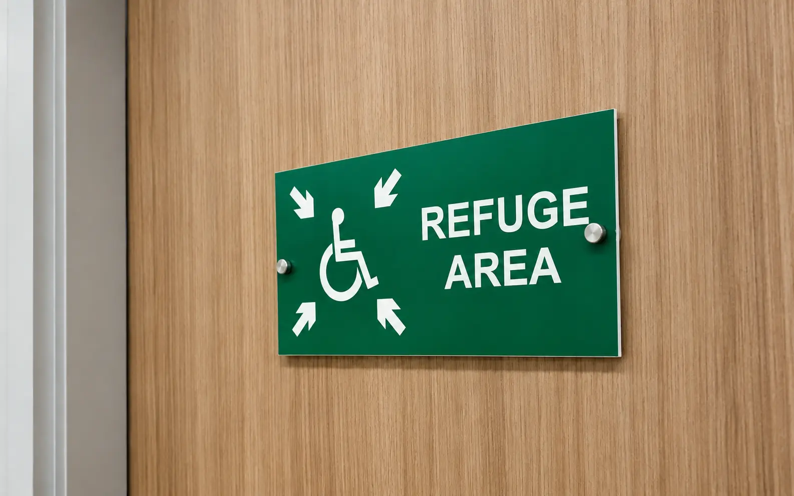 Safety & Utility Signage — Refuge Area — Accessible Signage, Mumbai