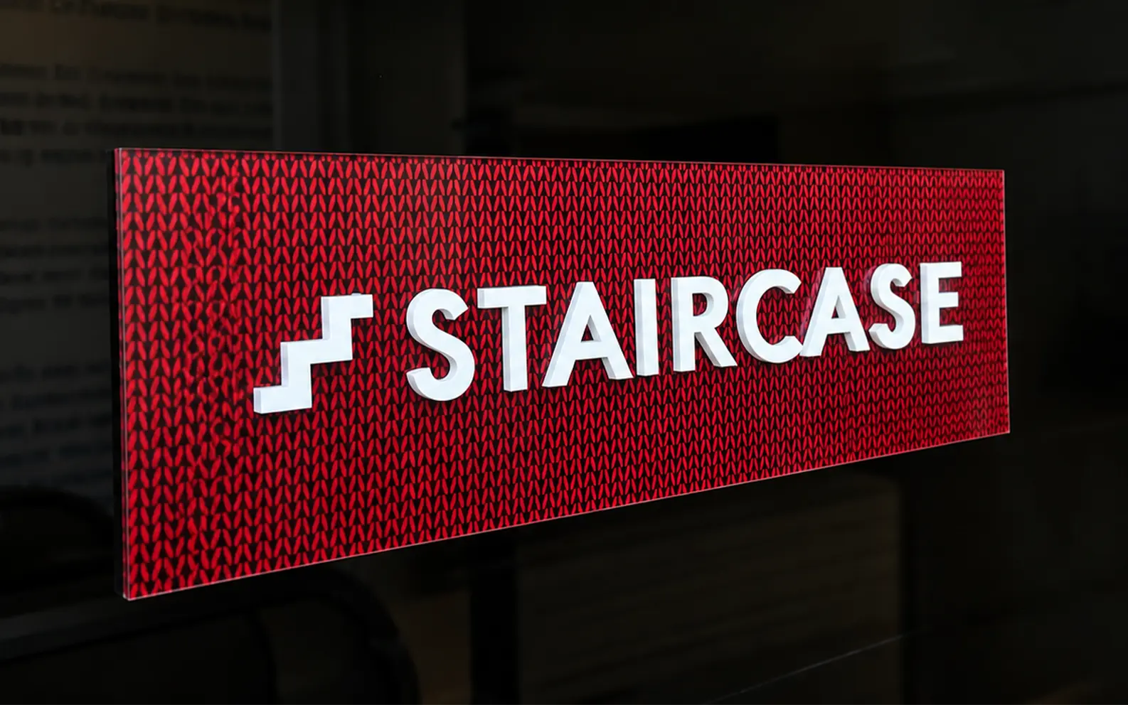 Safety & Utility Signage — Staircase Identification Panel, Mumbai