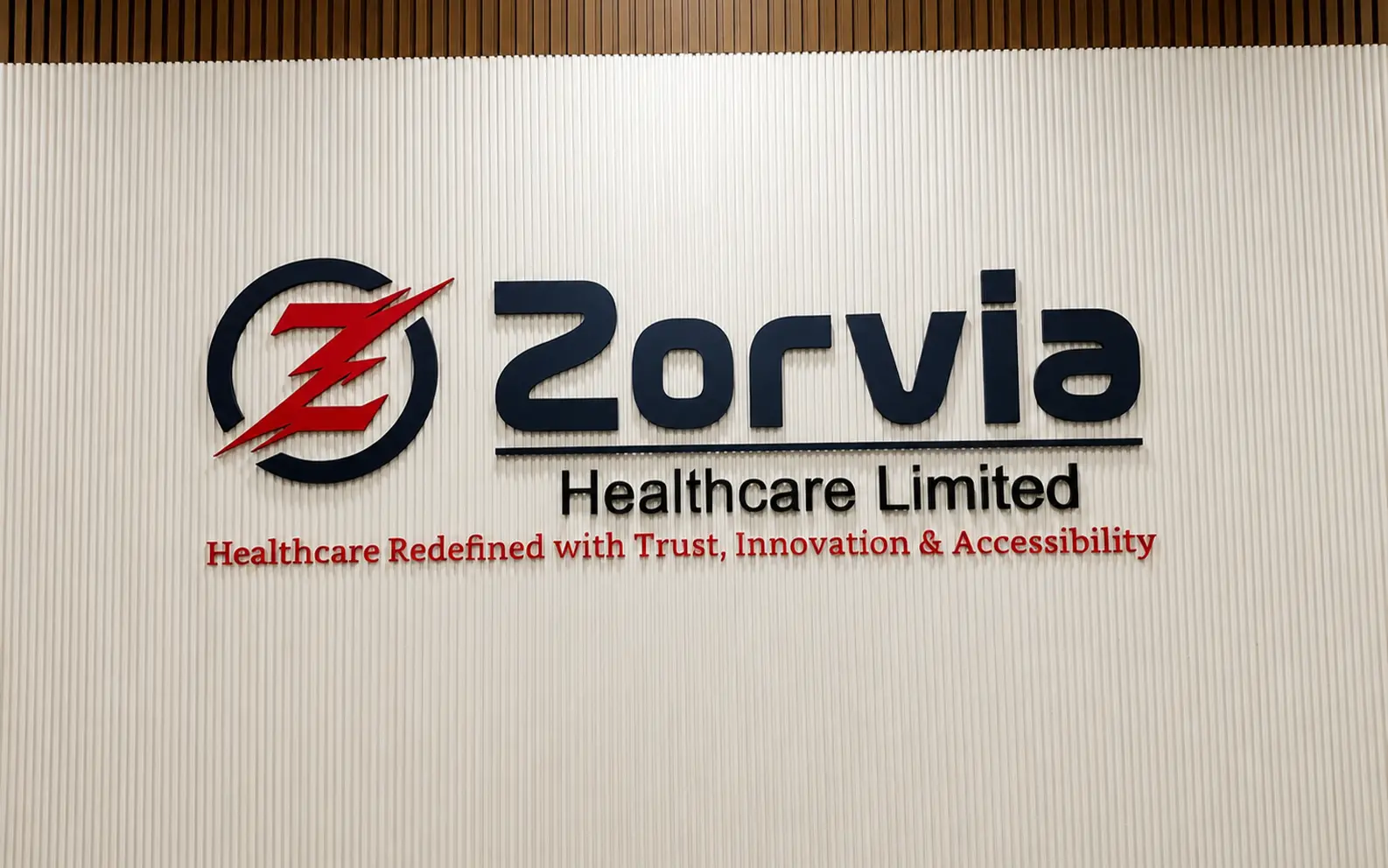 Office Signs — Zorvia Healthcare, Mumbai