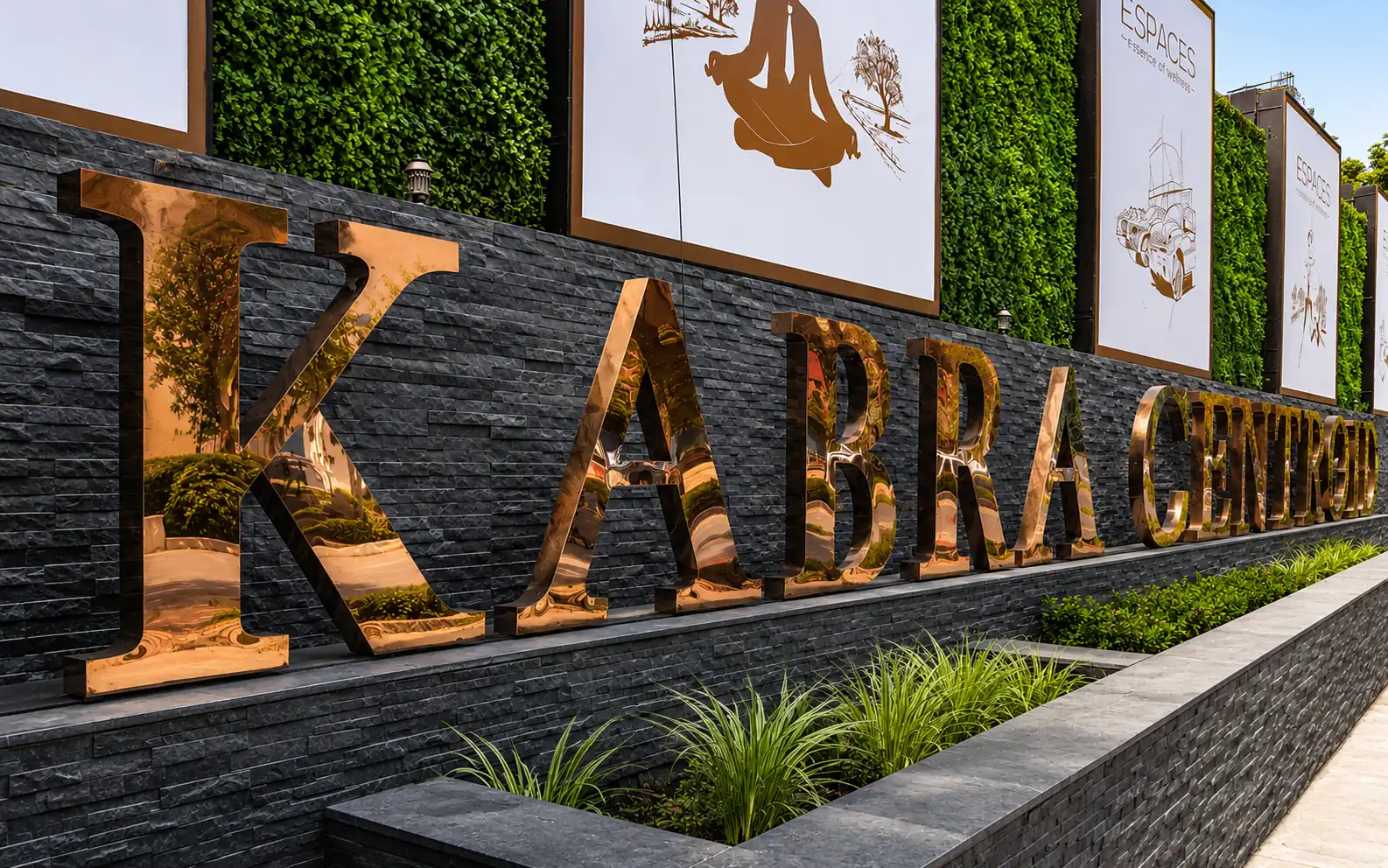 Metal 3D Channel Letters — Kabra Centroid, Mumbai
