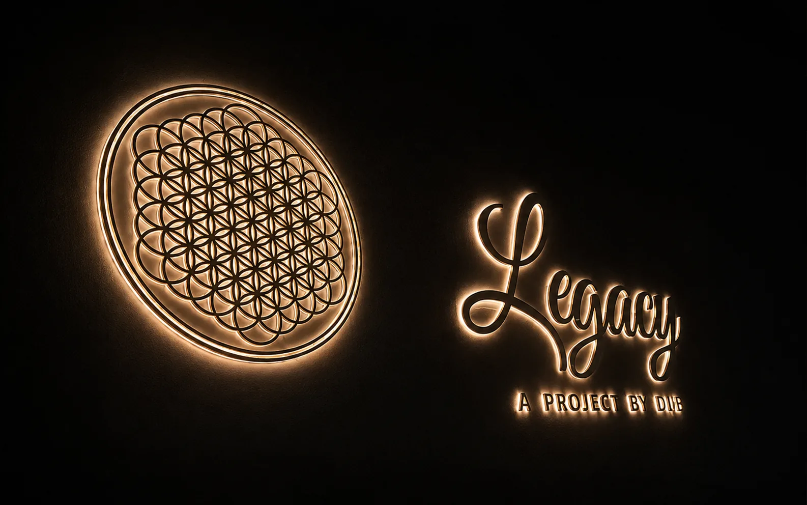 Backlit LED Sign — Legacy — A Project by DLH, Mumbai