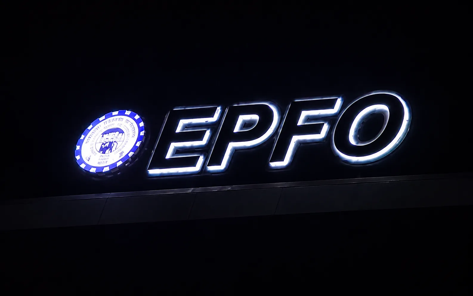 Backlit LED Sign — EPFO, Mumbai