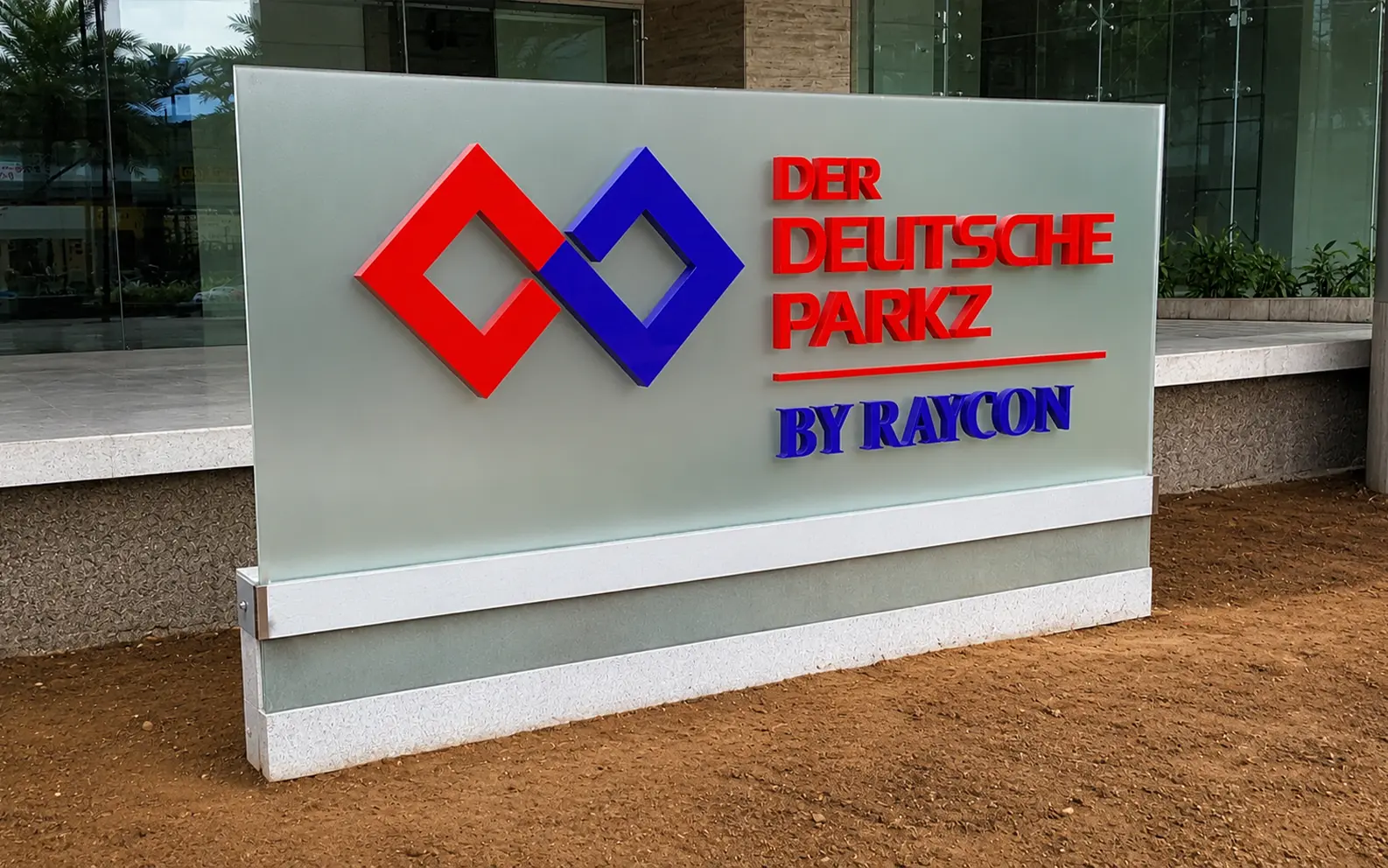 Acrylic 3D Channel Letters — Der Deutsche Parkz by Raycon, Mumbai