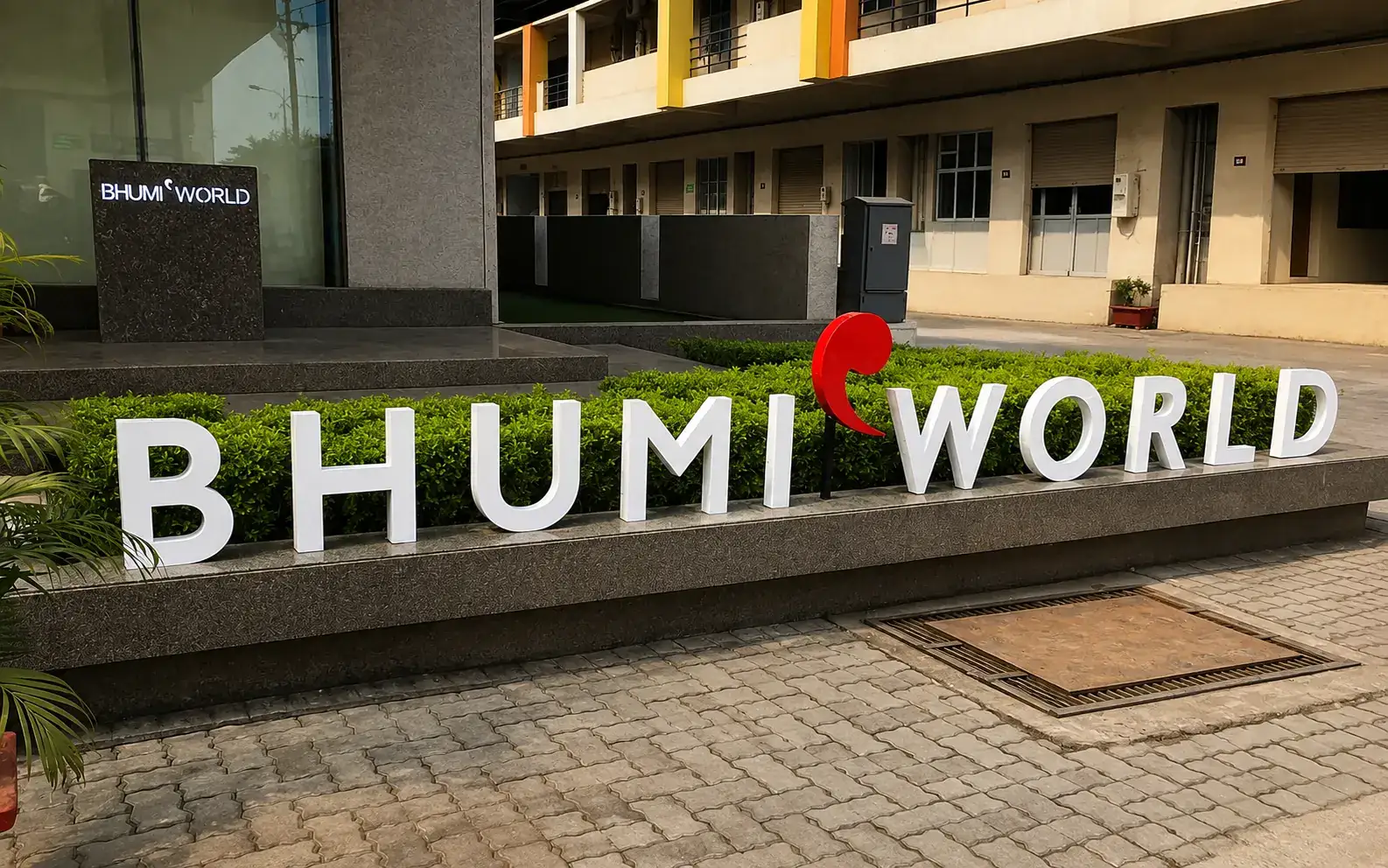 Acrylic 3D Channel Letters — Bhumi World, Mumbai