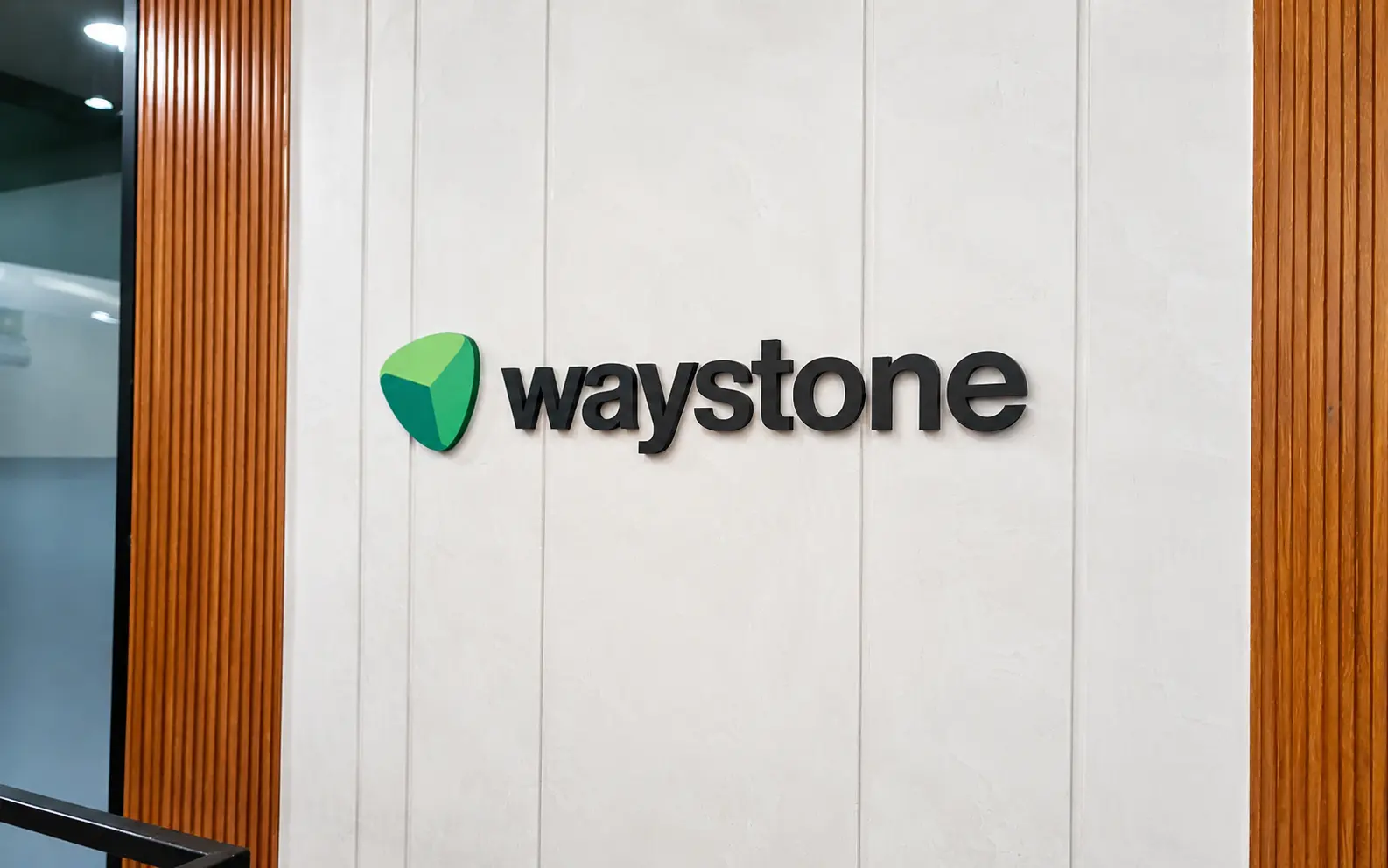 Office Signs — Waystone Reception, Mumbai