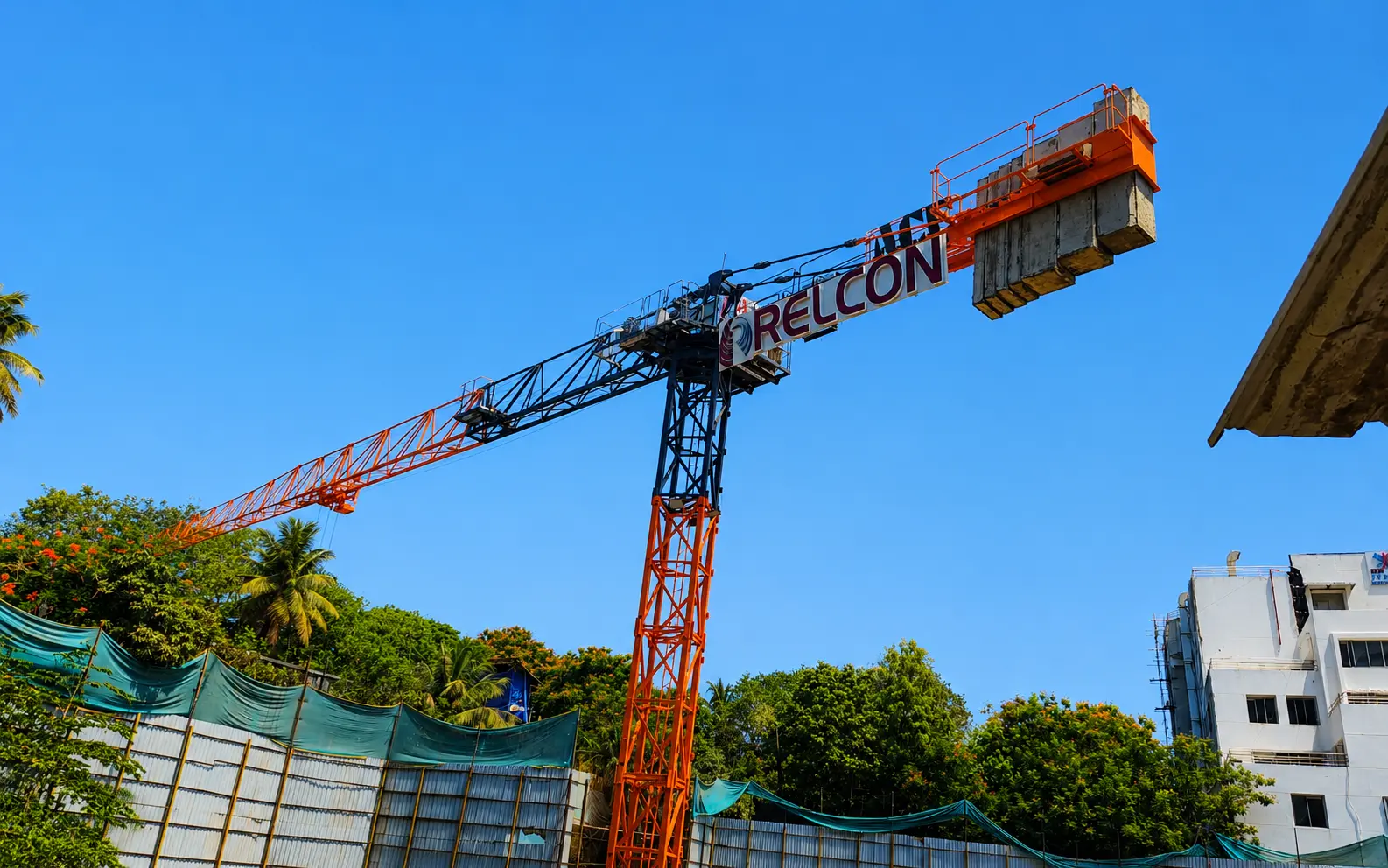 Crane Signs — Relcon — Site Elevation, Mumbai