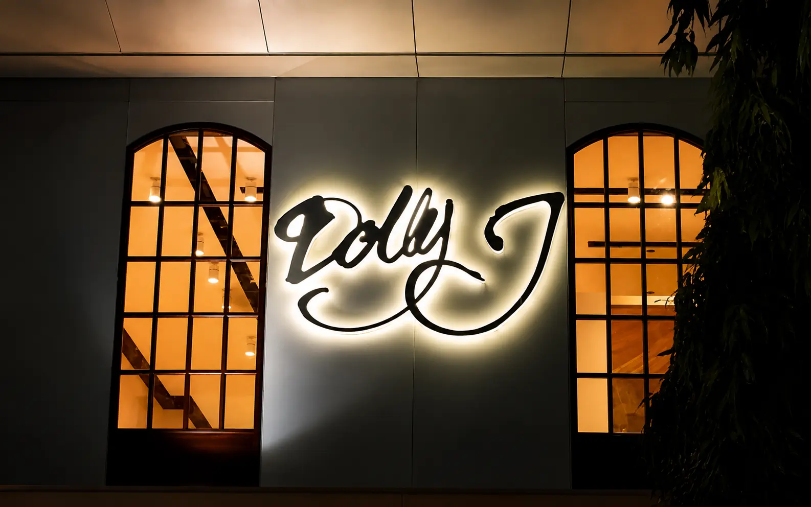 Backlit LED Sign — Dolly J, Mumbai