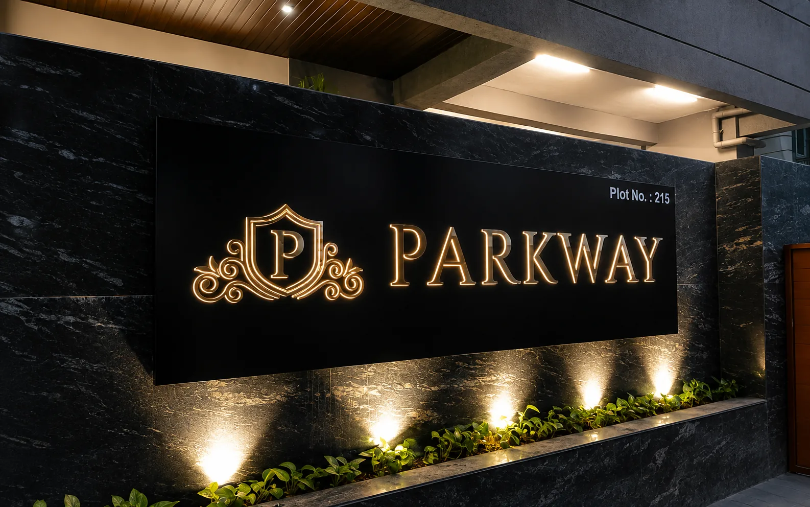 Backlit LED Sign — Parkway, Mumbai