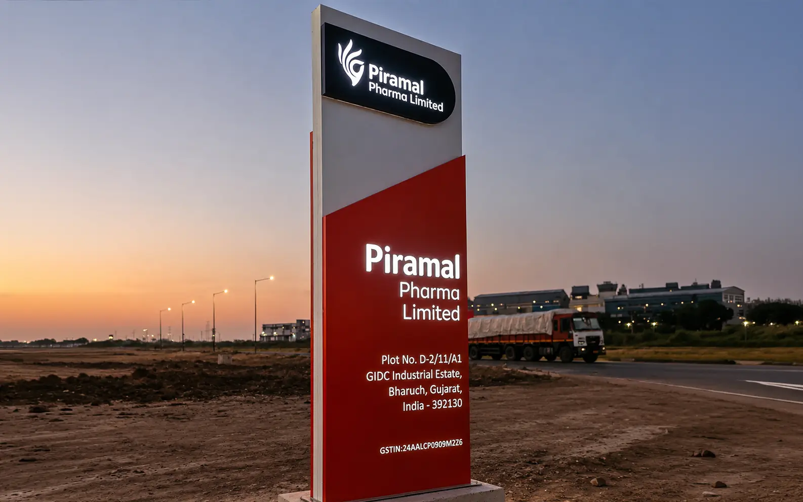 Pylons — Piramal Pharma Limited — GIDC Bharuch, Mumbai