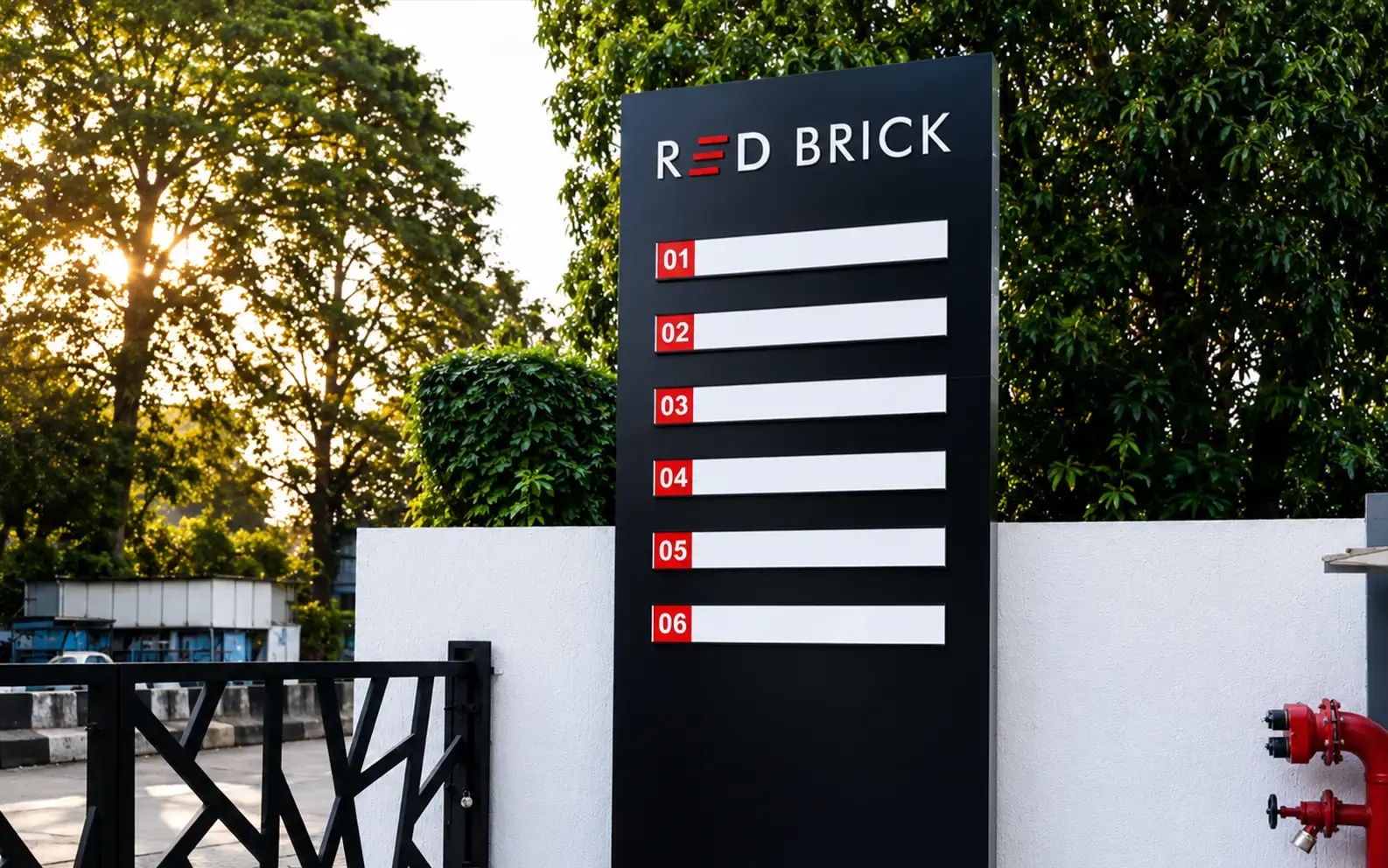 Pylons — Red Brick — Business Park Directory, Mumbai