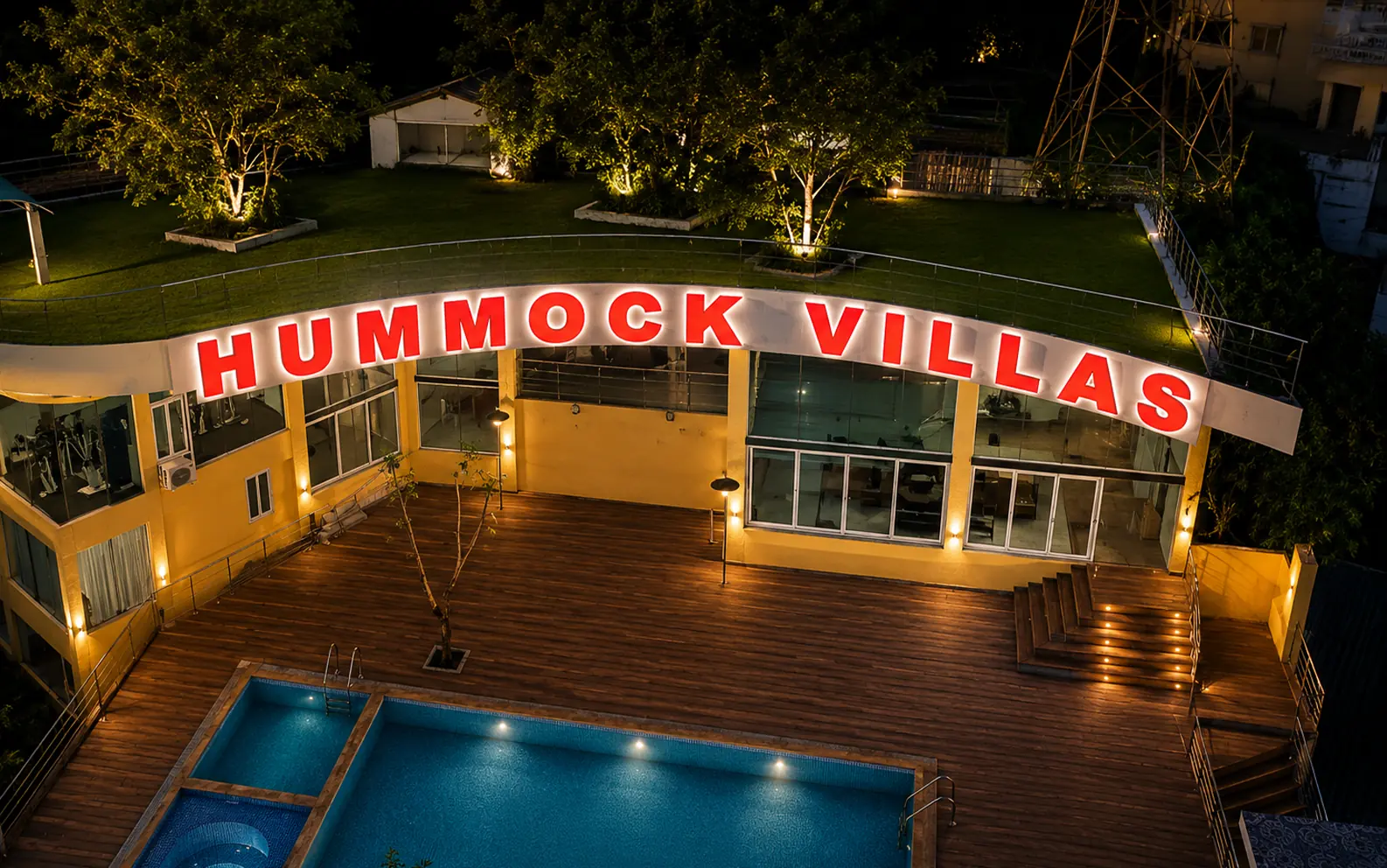 Frontlit LED Sign — Hummock Villas, Mumbai