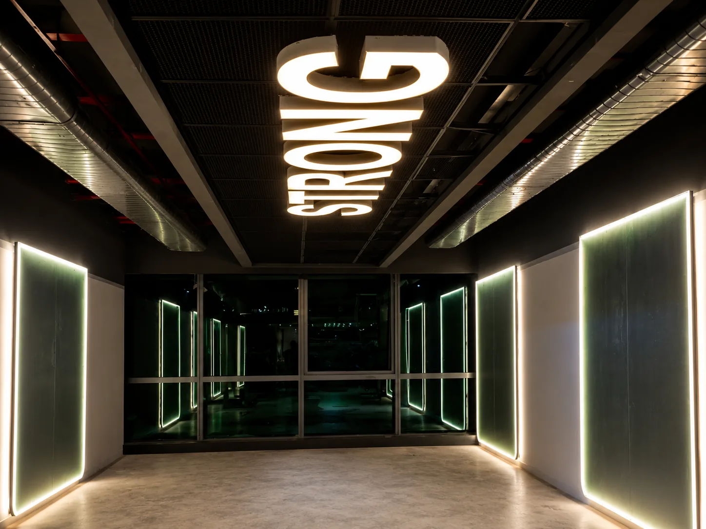 Custom Ceiling Lights — Strong — Entrance Corridor, Mumbai
