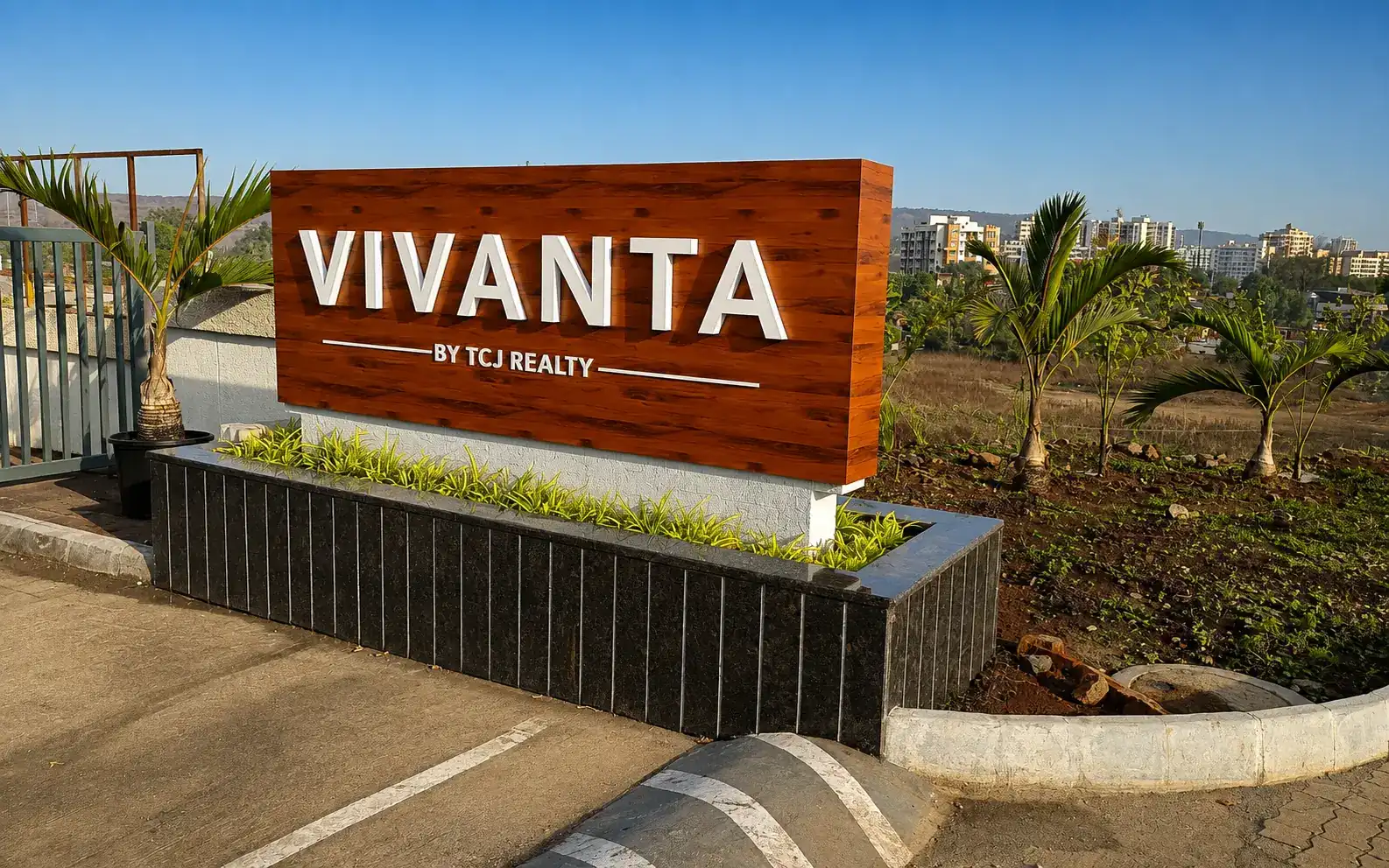 Metal 3D Channel Letters — Vivanta by TCJ Realty, Mumbai