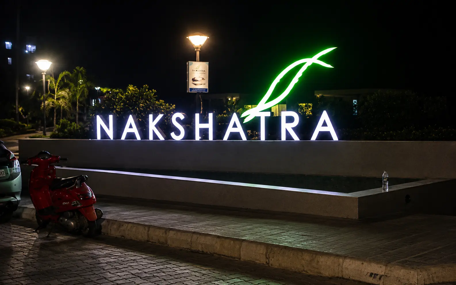 Frontlit LED Sign — Nakshatra, Mumbai