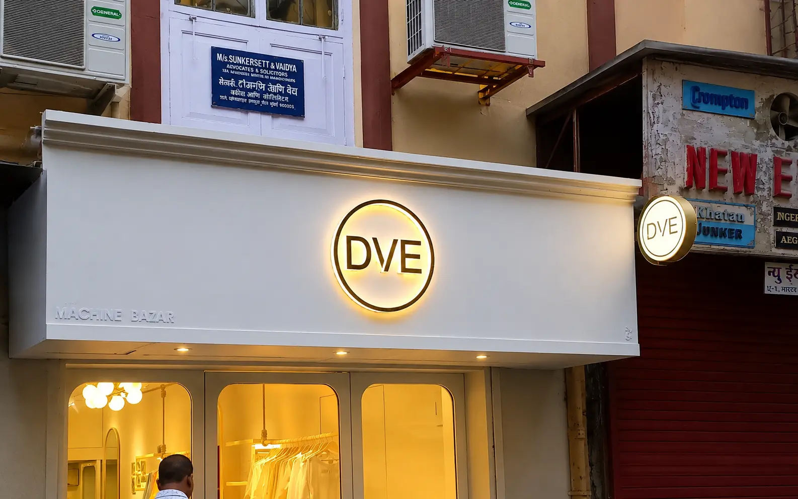 Backlit LED Sign — DVE, Mumbai