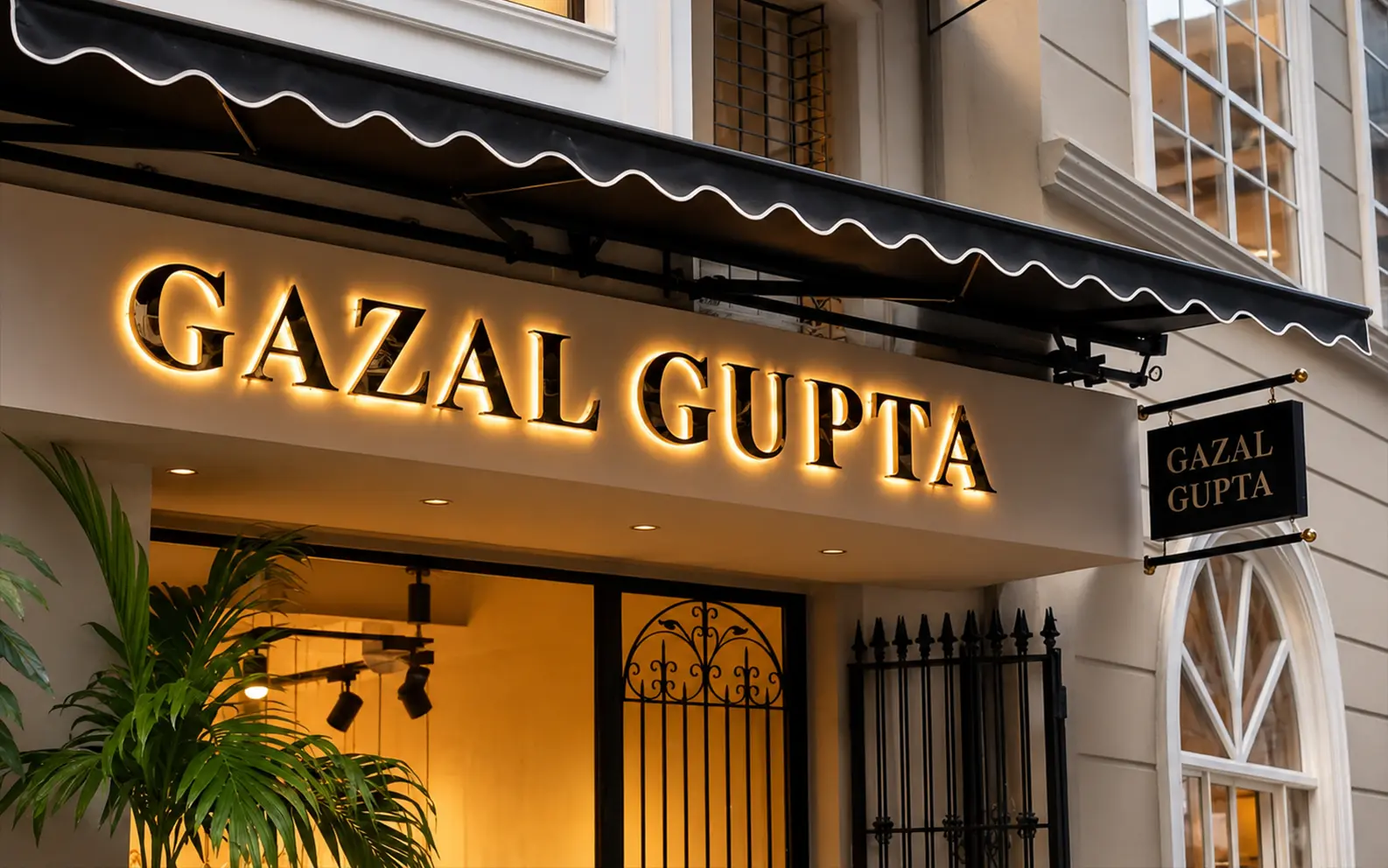 Backlit LED Sign — Gazal Gupta, Mumbai