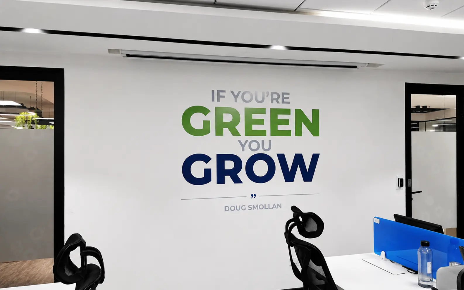 Wall Graphics — If You're Green You Grow, Mumbai
