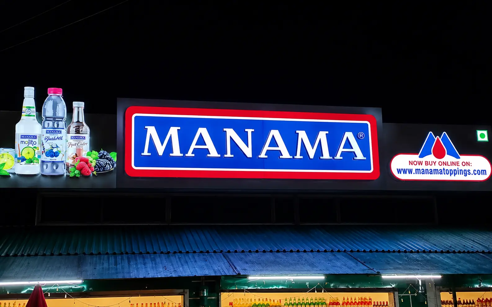 Frontlit LED Sign — Manama, Mumbai