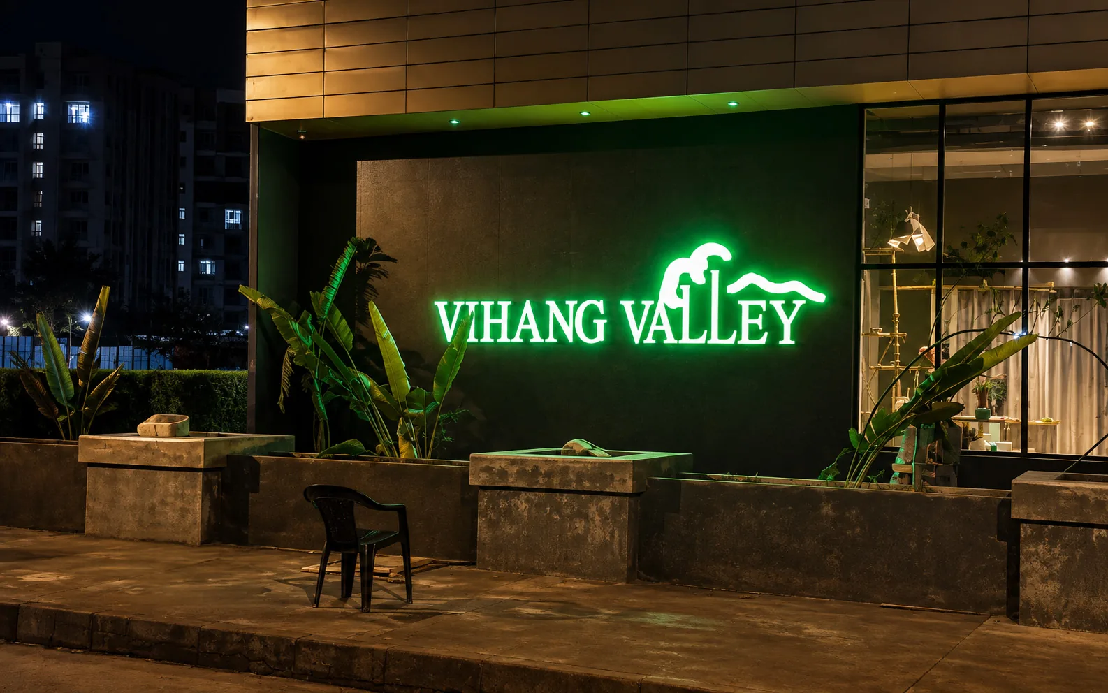 Frontlit LED Sign — Vihang Valley, Mumbai